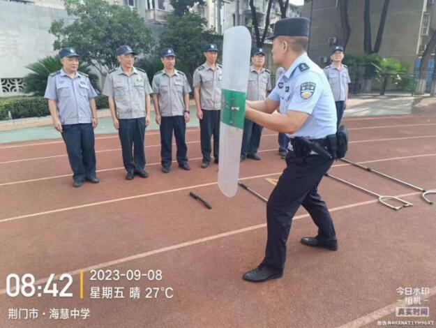 獵鷹護航秋季開學，強化駐校保安員培訓